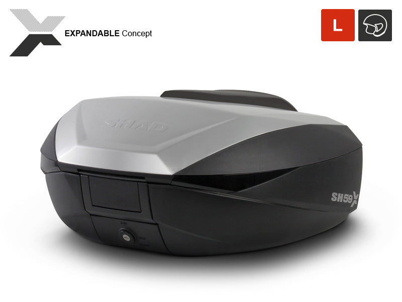 Sh59 X Top Case 59 L Alloy Panel - Bikerr