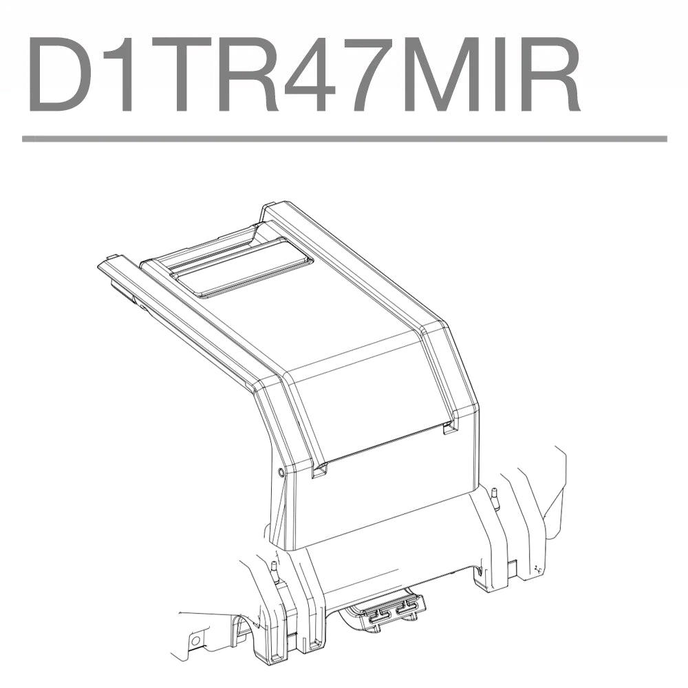 Lower Latch/Handle Assembly Suit Tr 47 Terra Pannier Case - Bikerr