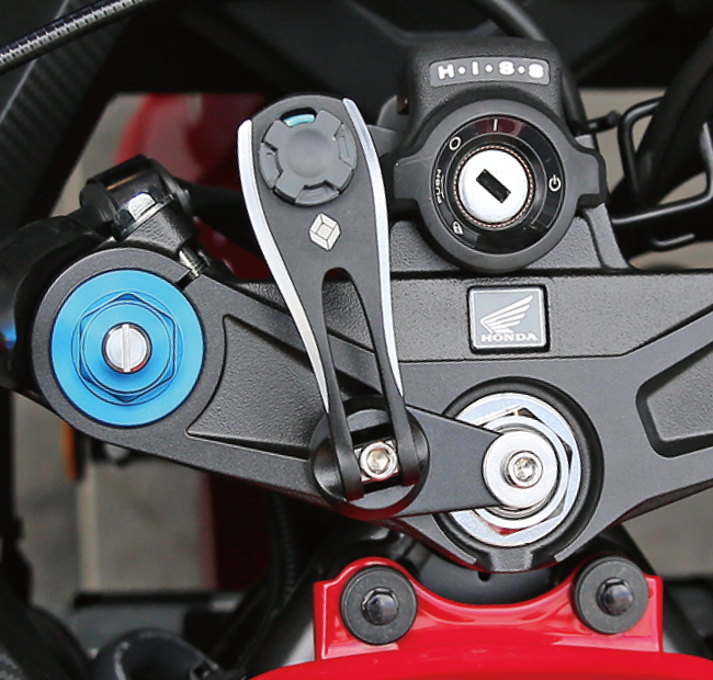 X Guard Mirror Mount A+ Black - Bikerr