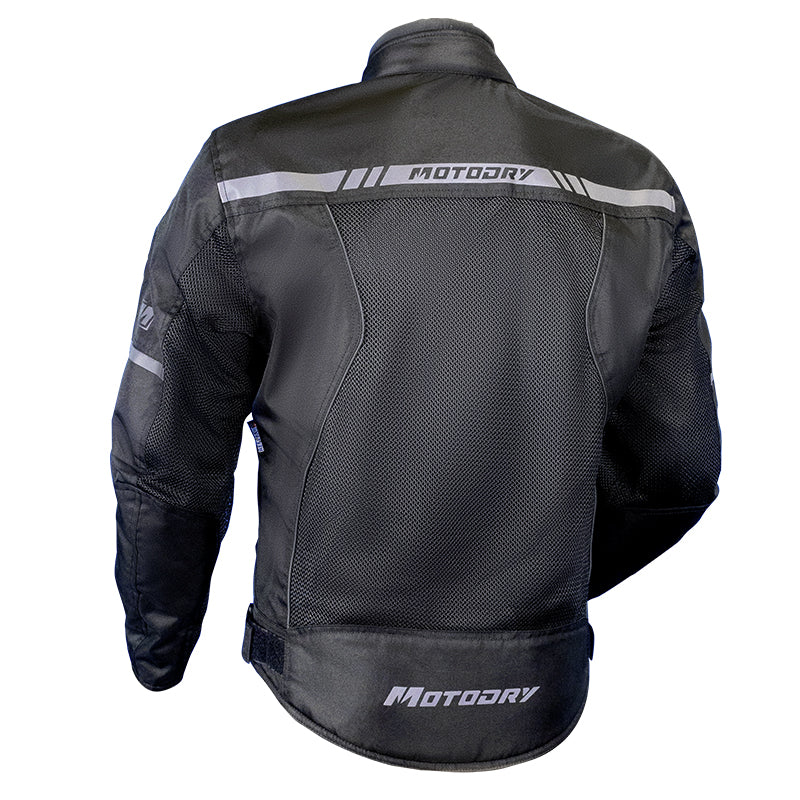 Summer Vent Black Jacket - Bikerr