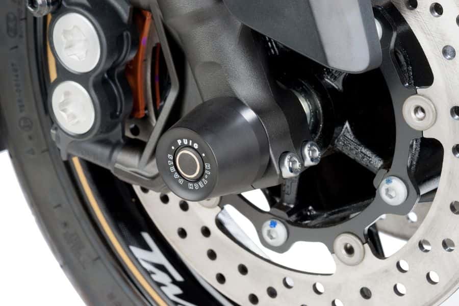 Puig Fork Protectors | Black | Ducati Monster 1100 Evo 2011>2013 - Bikerr