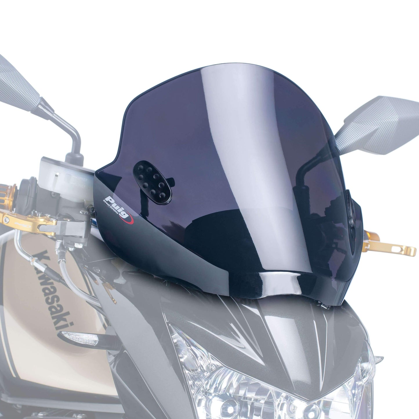 Puig Stream Screen | Dark Smoke | Ducati Monster 696 2008>2014 - Bikerr