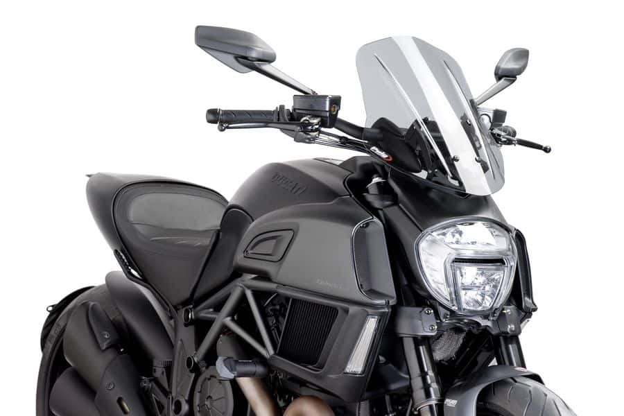 Puig Touring Screen | Light Smoke | Ducati Diavel 2014>2018 - Bikerr
