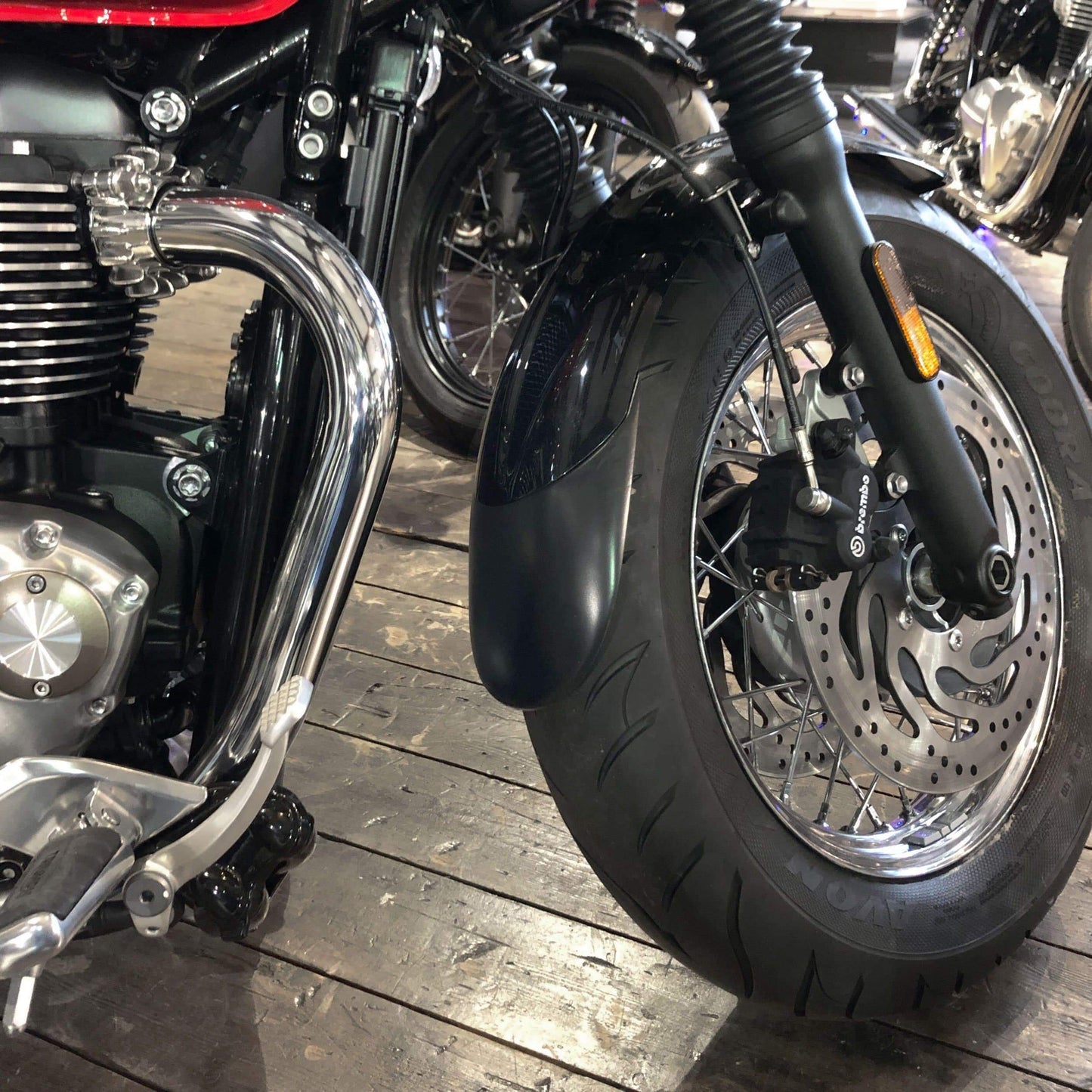 Extenda Fenda | Matte Black | Triumph Bonneville Speedmaster 2018> - Bikerr