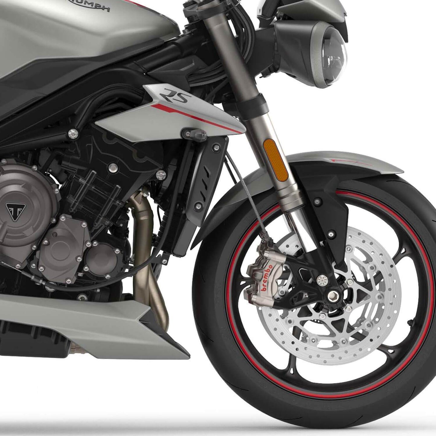 Extenda Fenda | Matte Black | Triumph Street Triple 765 2017> - Bikerr