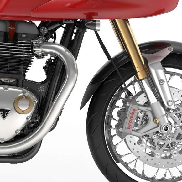 Extenda Fenda | Matte Black | Triumph Thruxton 1200 R 2016> - Bikerr