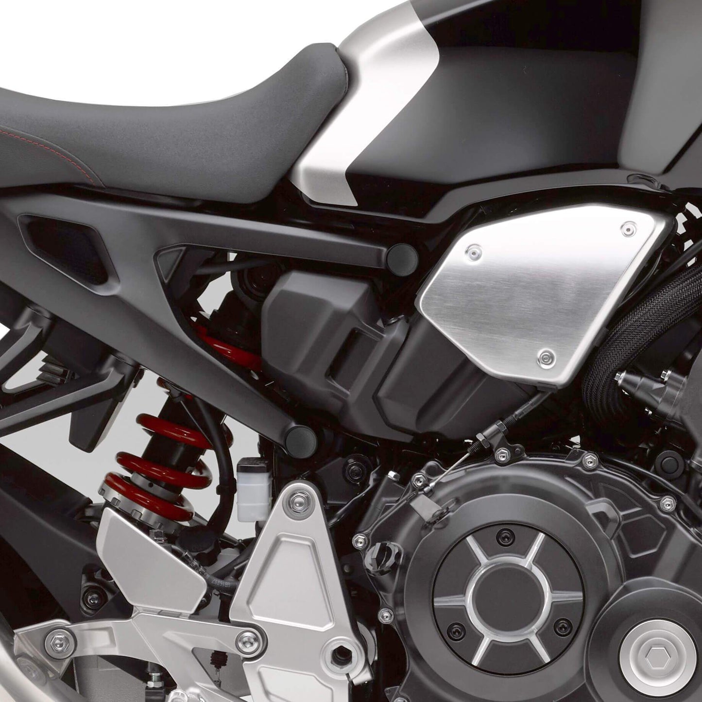 Frame End Caps | Matte Black | Honda CB 1000 R 2018> - Bikerr