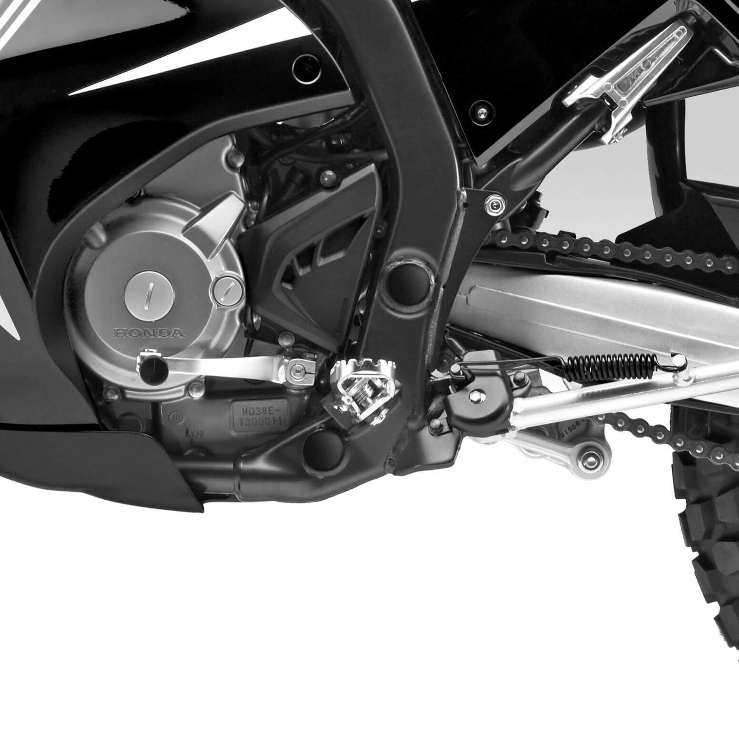 Frame End Caps | Matte Black | Honda CRF 250 L 2012> - Bikerr