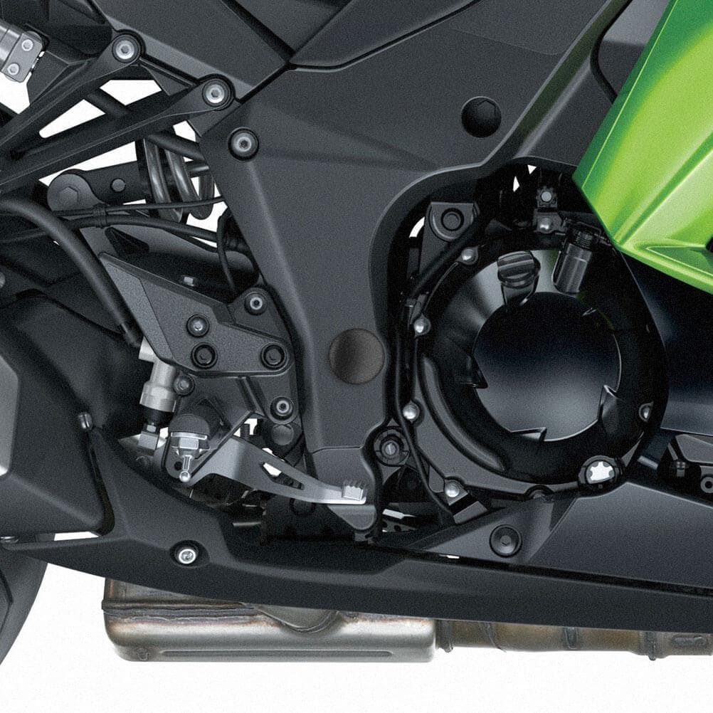 Frame End Caps | Matte Black | Kawasaki Versys 1000 2012>