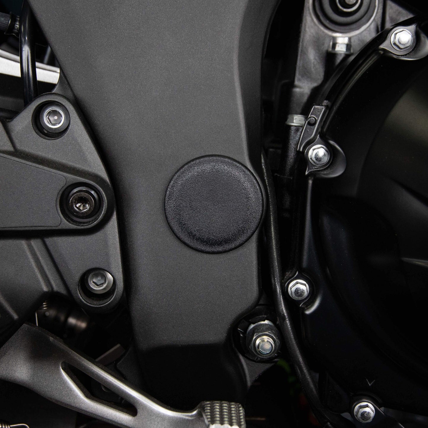 Frame End Caps | Matte Black | Kawasaki Versys 1000 2012>