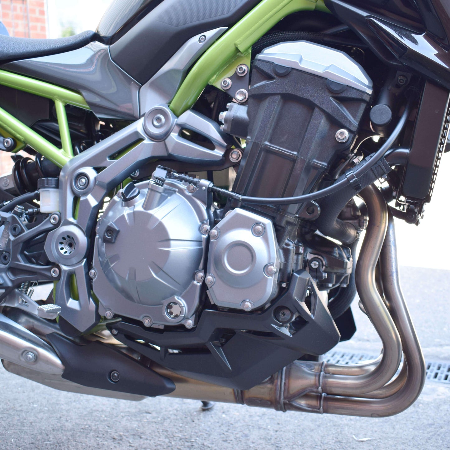 Frame End Caps | Matte Black | Kawasaki Z 900 2017> - Bikerr
