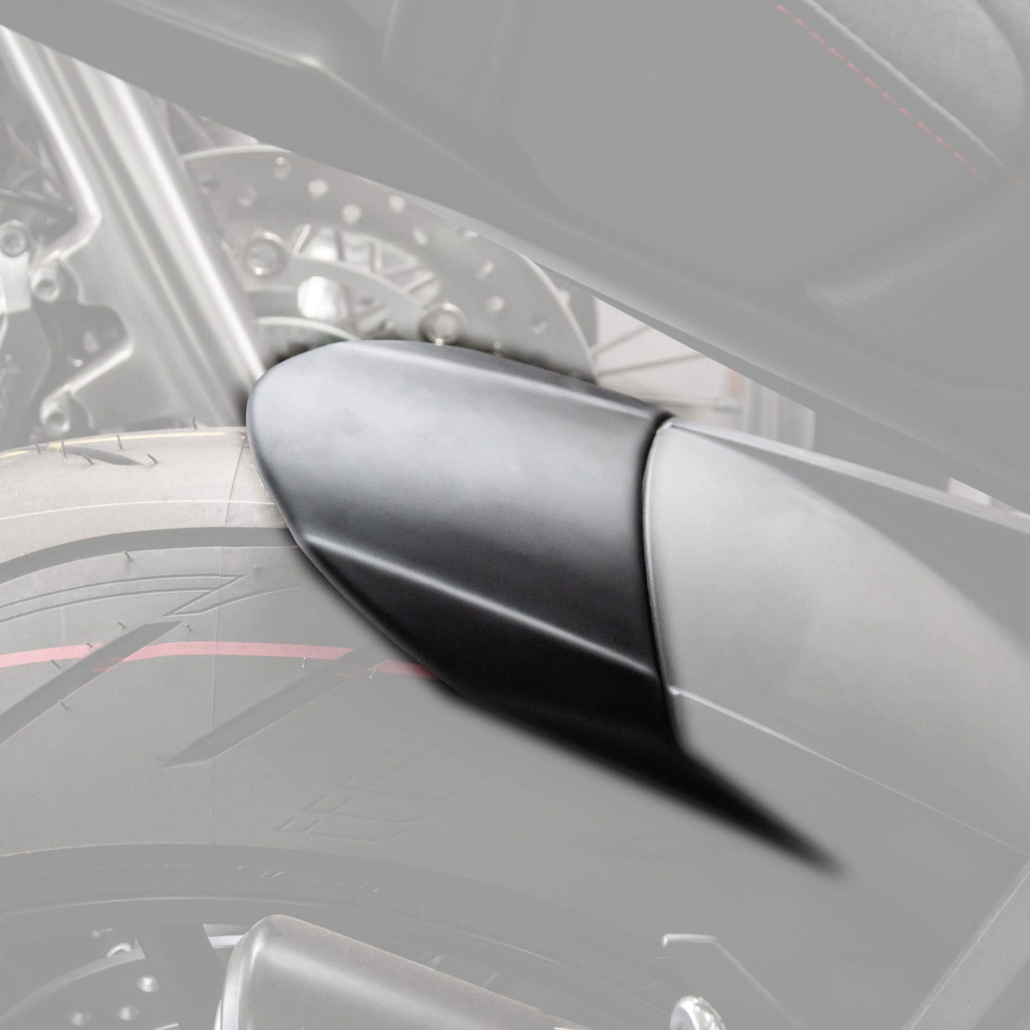 Hugger Extension | Matte Black | Honda CB 1000 R 2018> - Bikerr