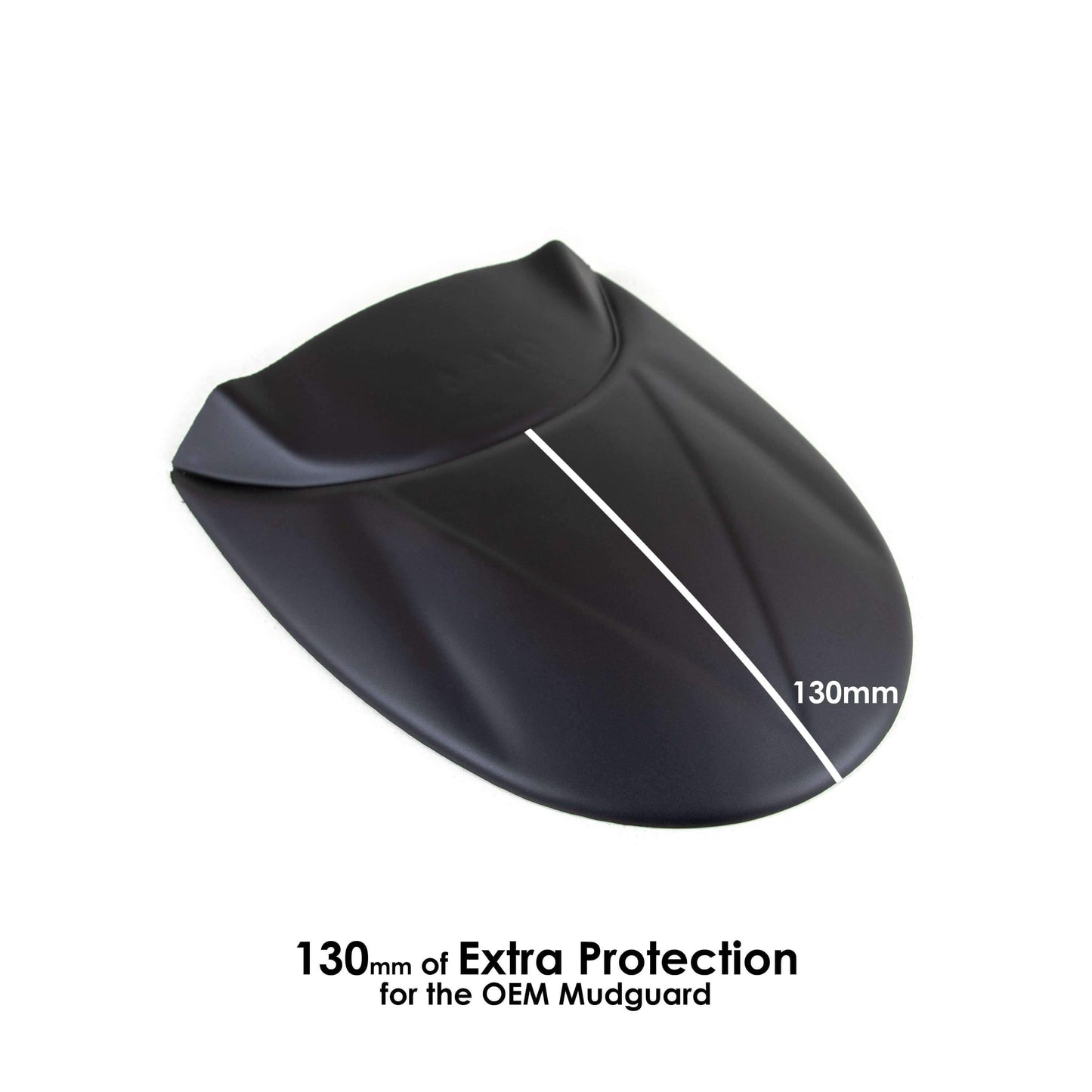 Hugger Extension | Matte Black | Triumph Street Triple 765 2017> - Bikerr