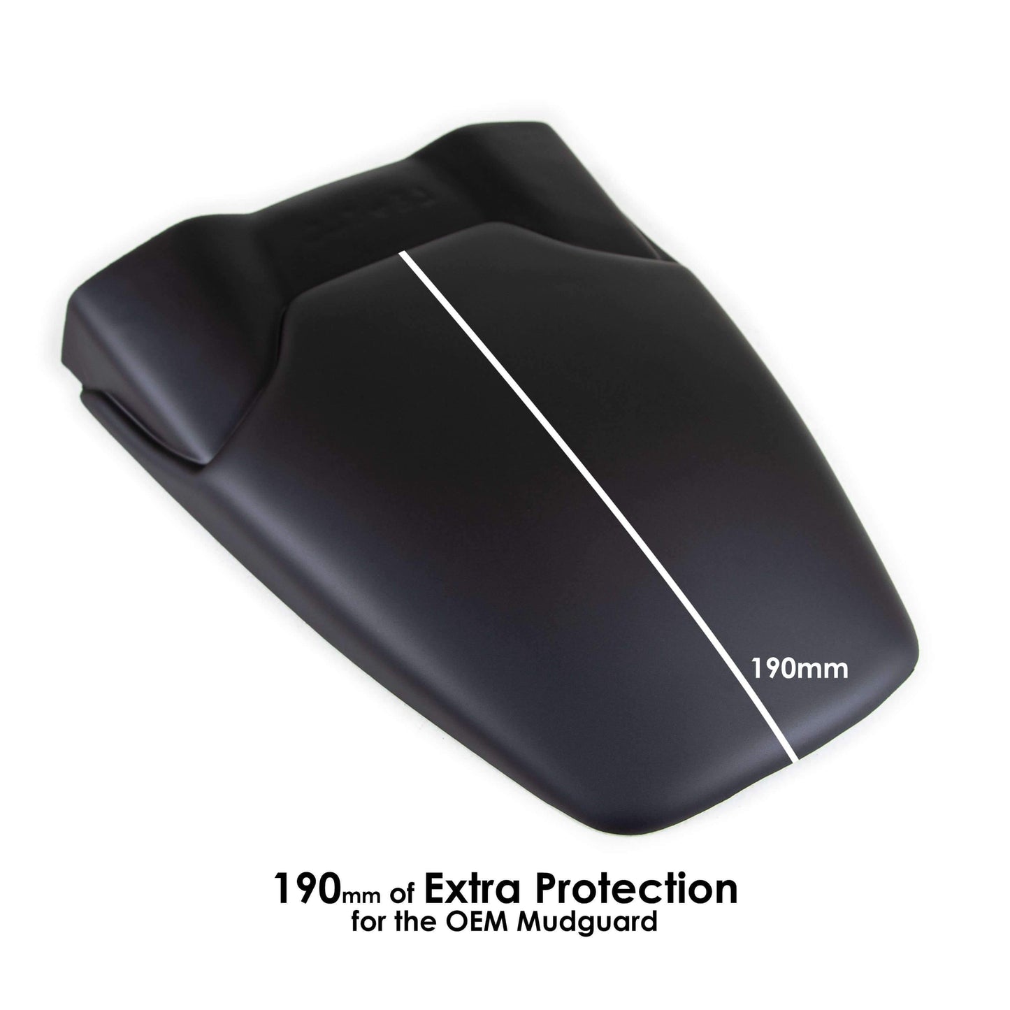 Hugger Extension | Matte Black | Yamaha MT-07 2013>2017 - Bikerr