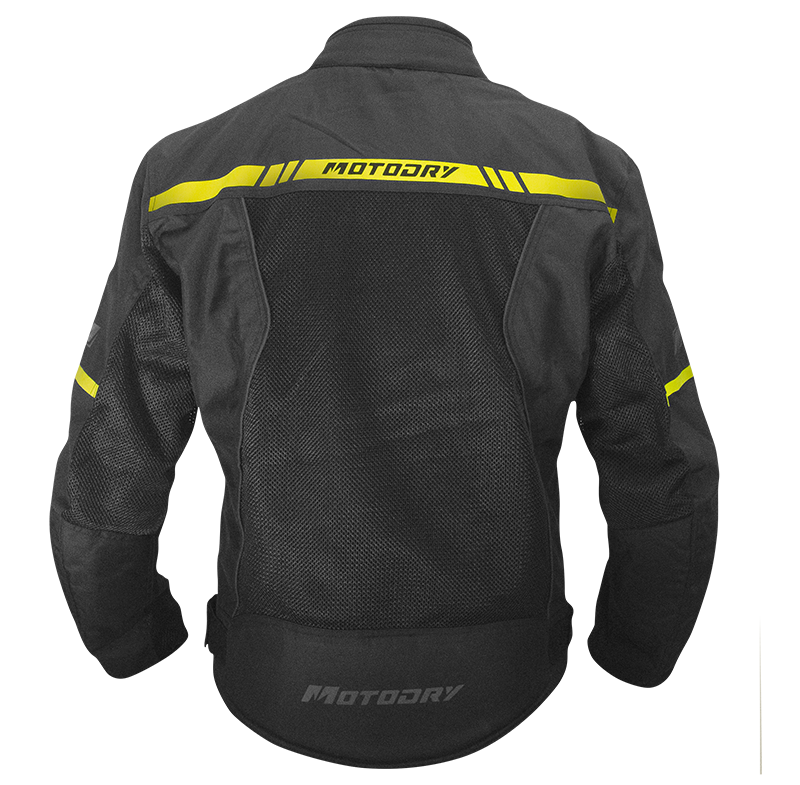 Summer Vent Black Hi Vis Jacket - Bikerr