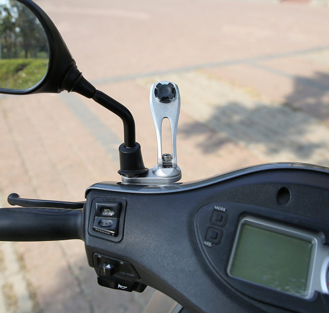 X Guard Mirror Mount A+ Black - Bikerr