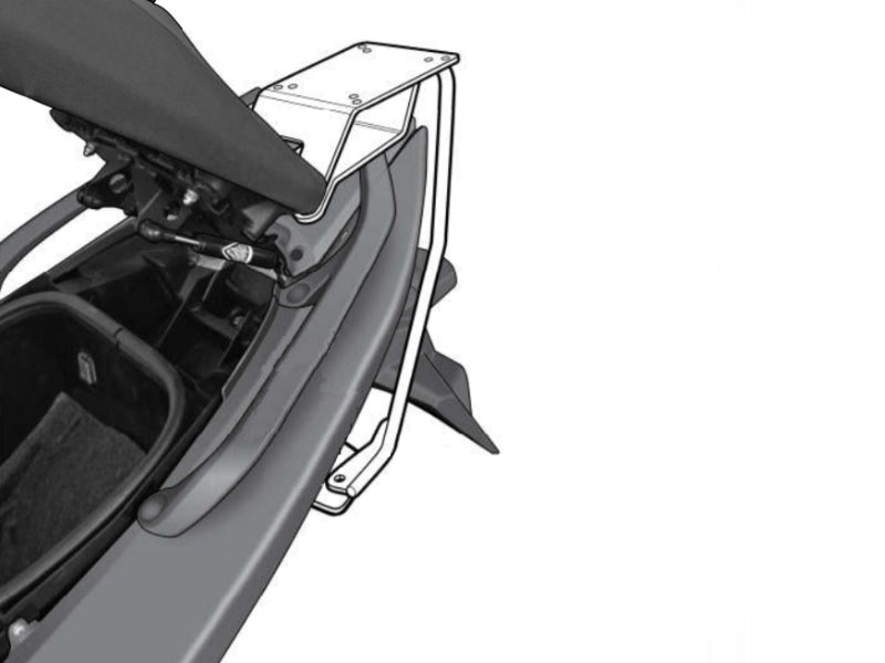 Top Case Mount Yam Tmax 530 '12 16 (Suit Sh29 59) ** - Bikerr