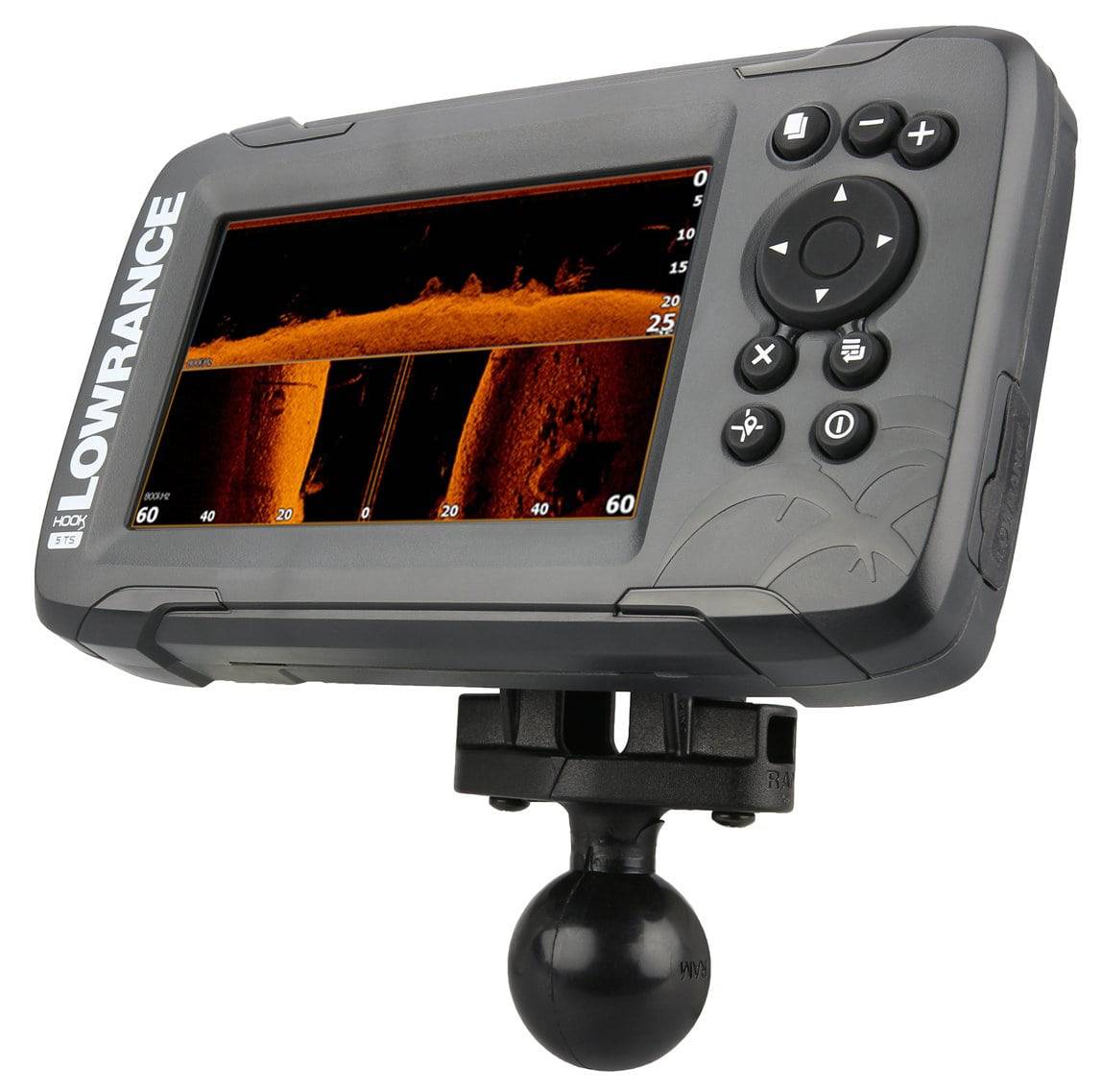 RAM-202-LO12 - RAM® Ball Adapter for Lowrance Hook² & Reveal Series - Bikerr