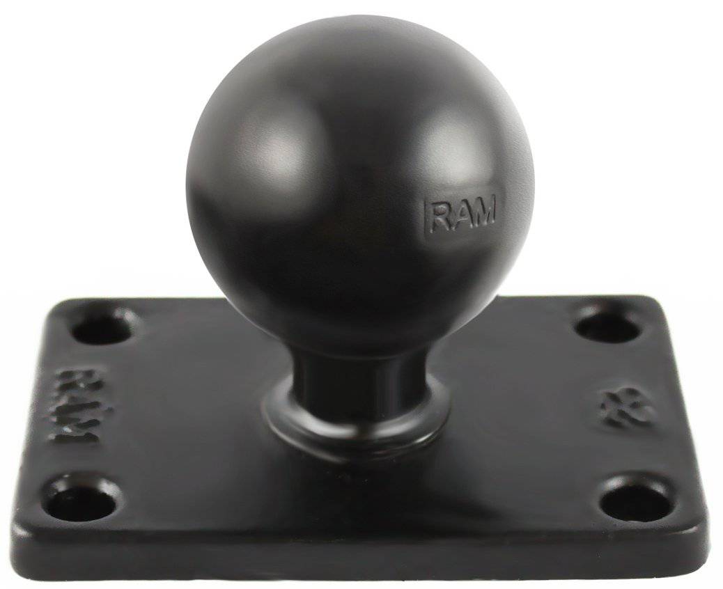 RAM-202U-23 - RAM® 1.5" Ball Base with 1.5" x 2.5" 4-Hole Pattern - Bikerr