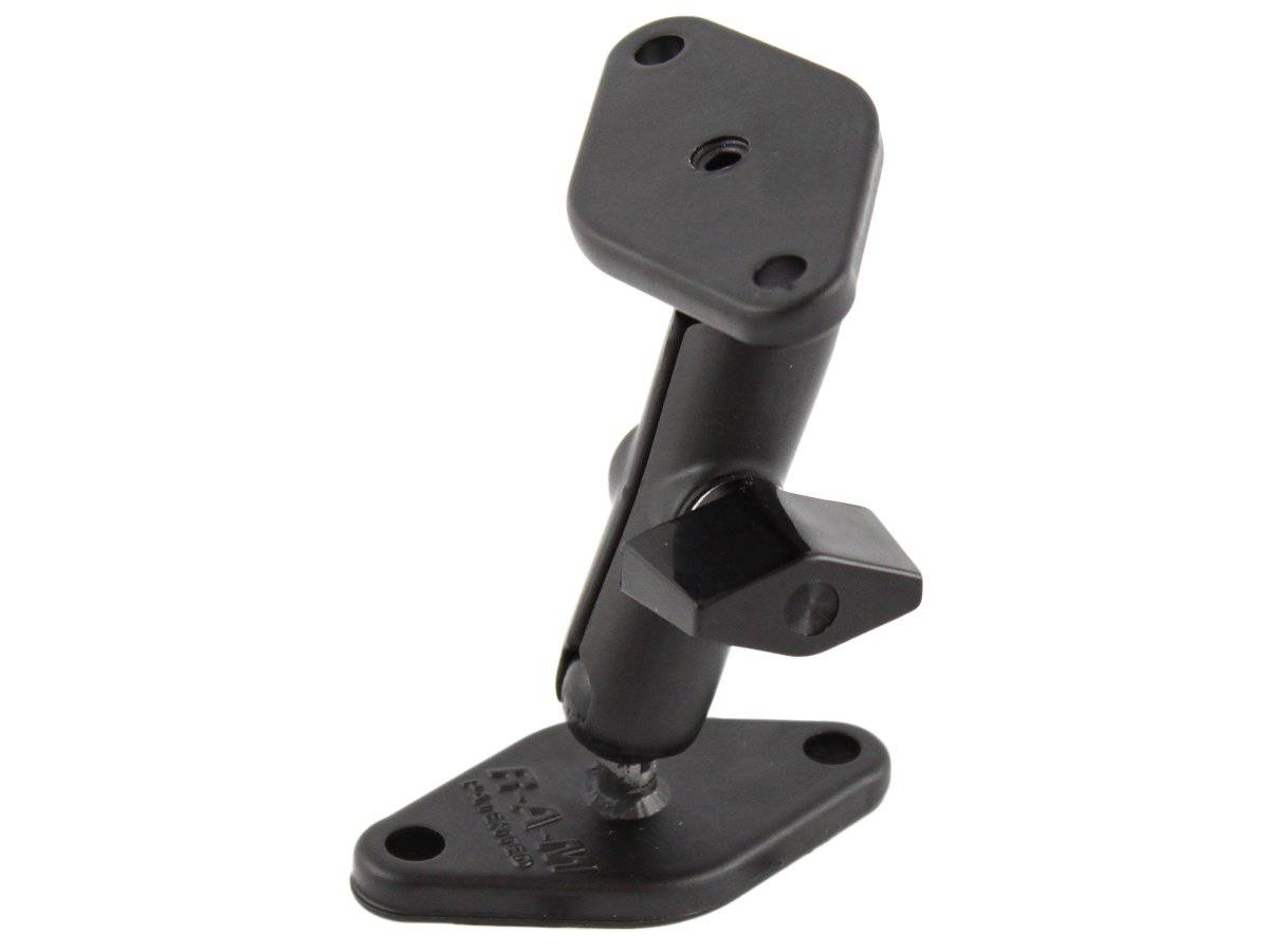 RAM-A-101U - RAM® Double Ball Diamond Plate Mount With 9/16" Balls - Bikerr