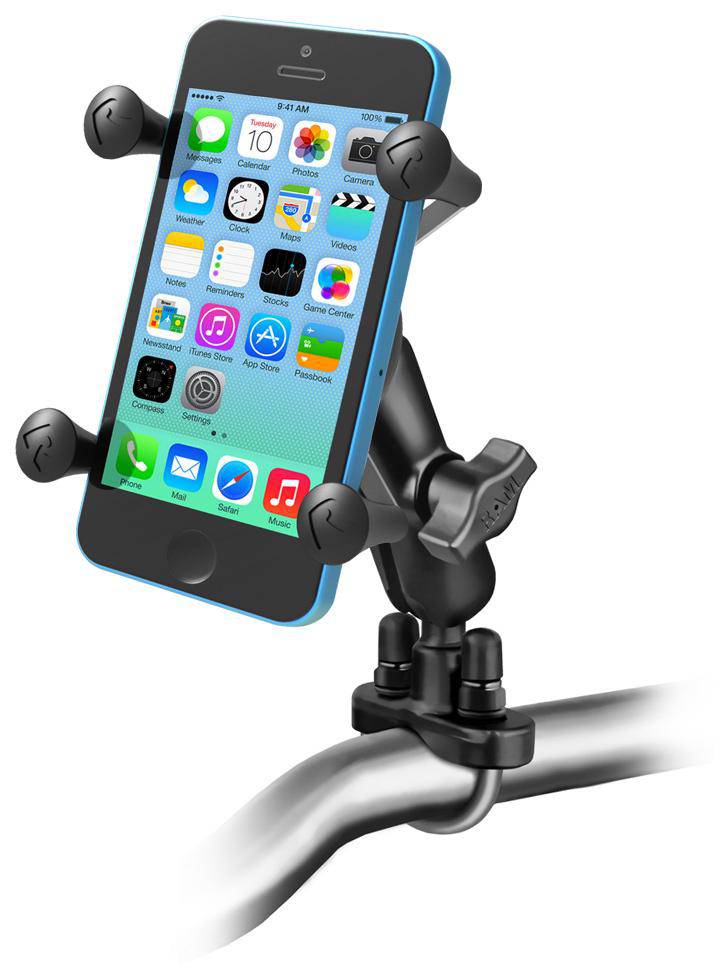 RAM-B-149Z-UN7U - RAM® X-Grip® Phone Mount with Handlebar U-Bolt Base - Bikerr