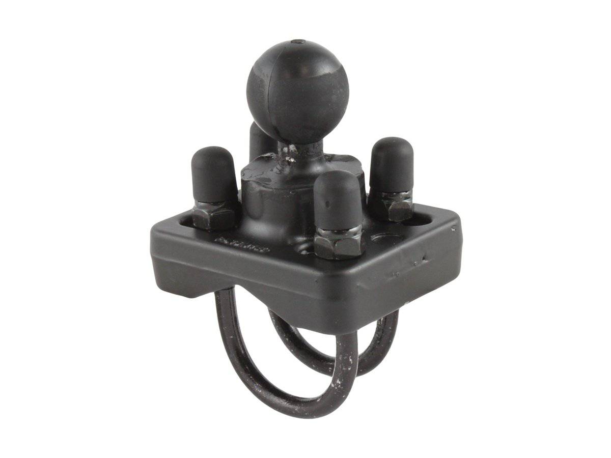 RAM-B-235U - RAM® Double U-Bolt Ball Base for 1" - 1.25" Rails - Bikerr