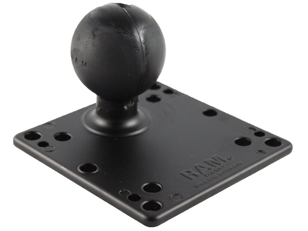 RAM-D-246U - RAM 4.75" Square VESA Plate with D Size 2.25" Ball - Bikerr