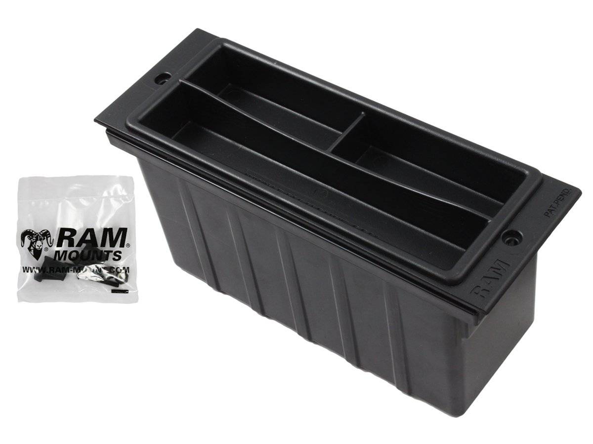 RAM-FP3-AP - RAM 3" WIDE ACCESSORY POCKET W/ TRAY - Bikerr