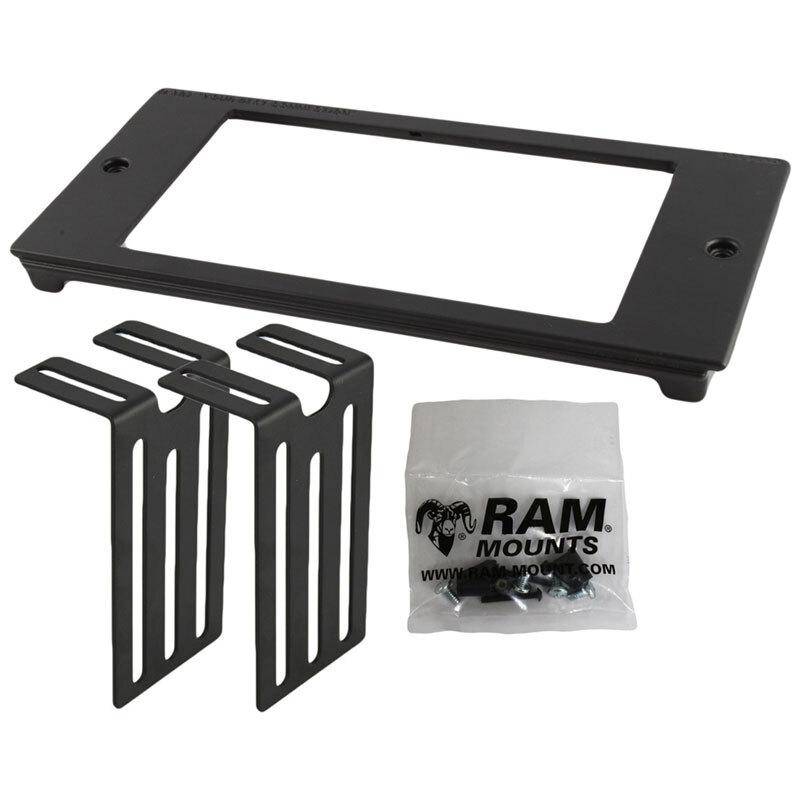 RAM-FP4-7000-3600 - RAM® Tough-Box™ 4" Custom Faceplate for 7" x 3.6" Devices - Bikerr