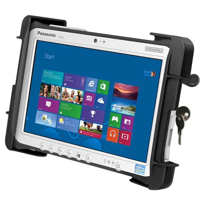 RAM-HOL-TABL19U - RAM Tab-Lockâ„¢ Locking Cradle for the Panasonic Toughpad FZ-G1 - Bikerr