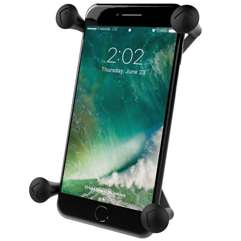 RAM-HOL-UN10BU - RAM Universal X-Gripâ„¢ IV Large Phone/Phablet Holder with 1" Ball - Bikerr