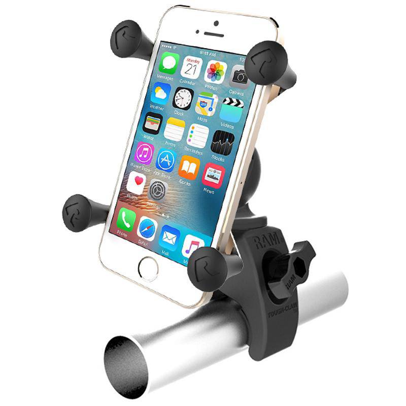 RAM-HOL-UN7-400U - RAM Tough-Claw™ Mount with Universal X-Grip® Phone Cradle - Bikerr
