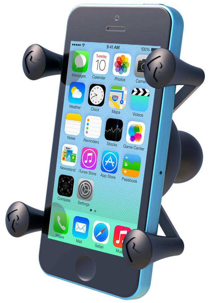 RAM-HOL-UN7BU - RAM Universal X-Gripâ„¢ Cell Phone Holder with 1" Ball - Bikerr