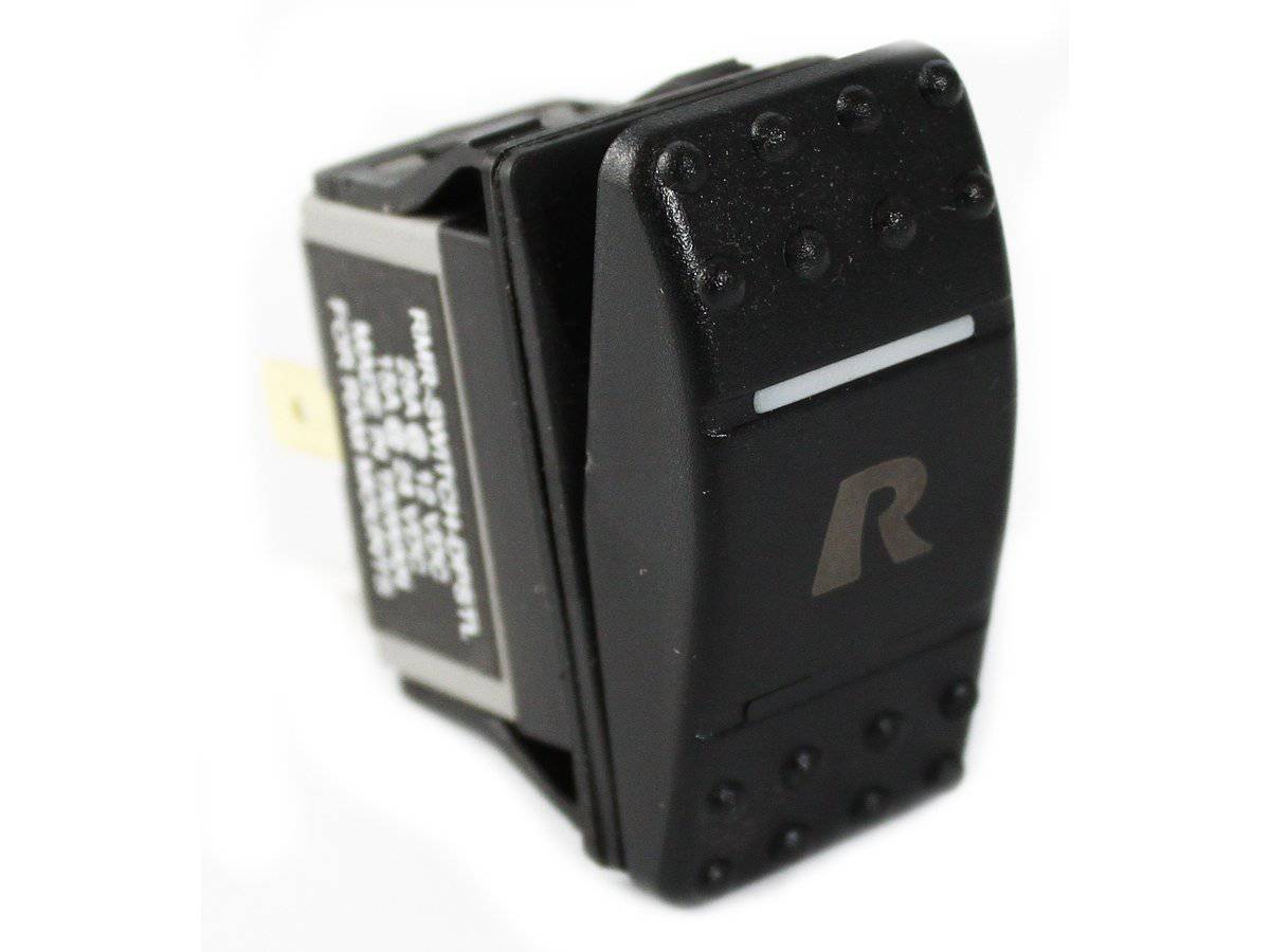 RAM-SWITCH-DPSTL - RAM DPST ROCKER SWITCH WITH LIGHT - Bikerr