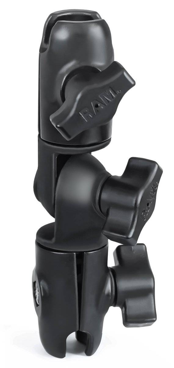 RAP-B-200-2U - RAM Double Socket Swivel Arm for 1" Ball Bases - Bikerr