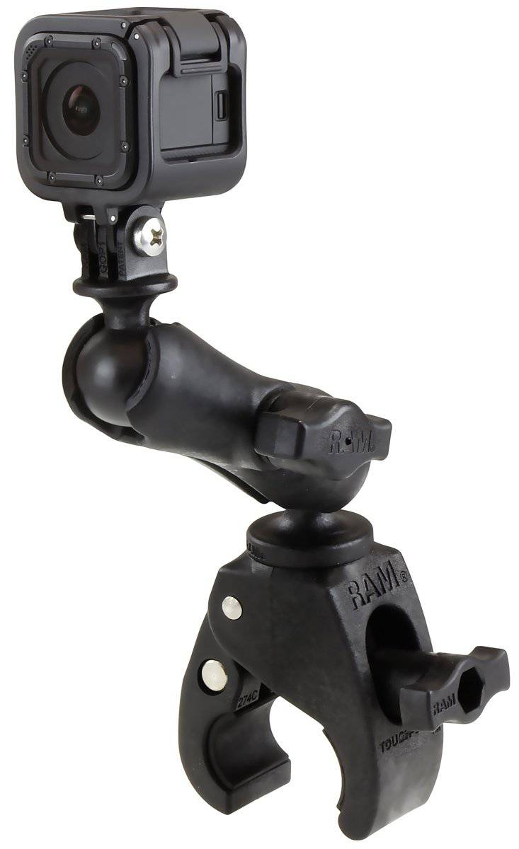 RAP-B-400-GOP1U - RAM Small Tough-Claw™ with Custom GoPro®/Action Camera Adapter - Bikerr