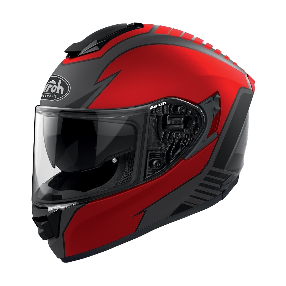 St501 ‘Type’ Red Matt Helmet - Bikerr