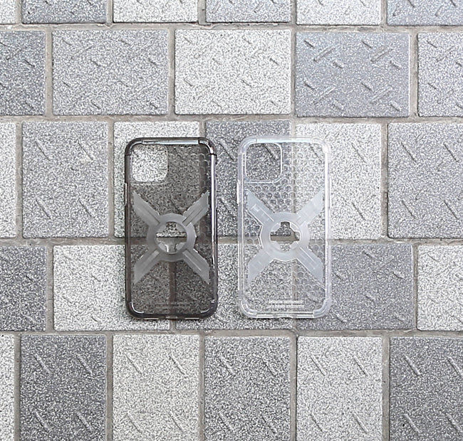 I Phone 11 X Guard Case Clear Grey + Infinity Mount