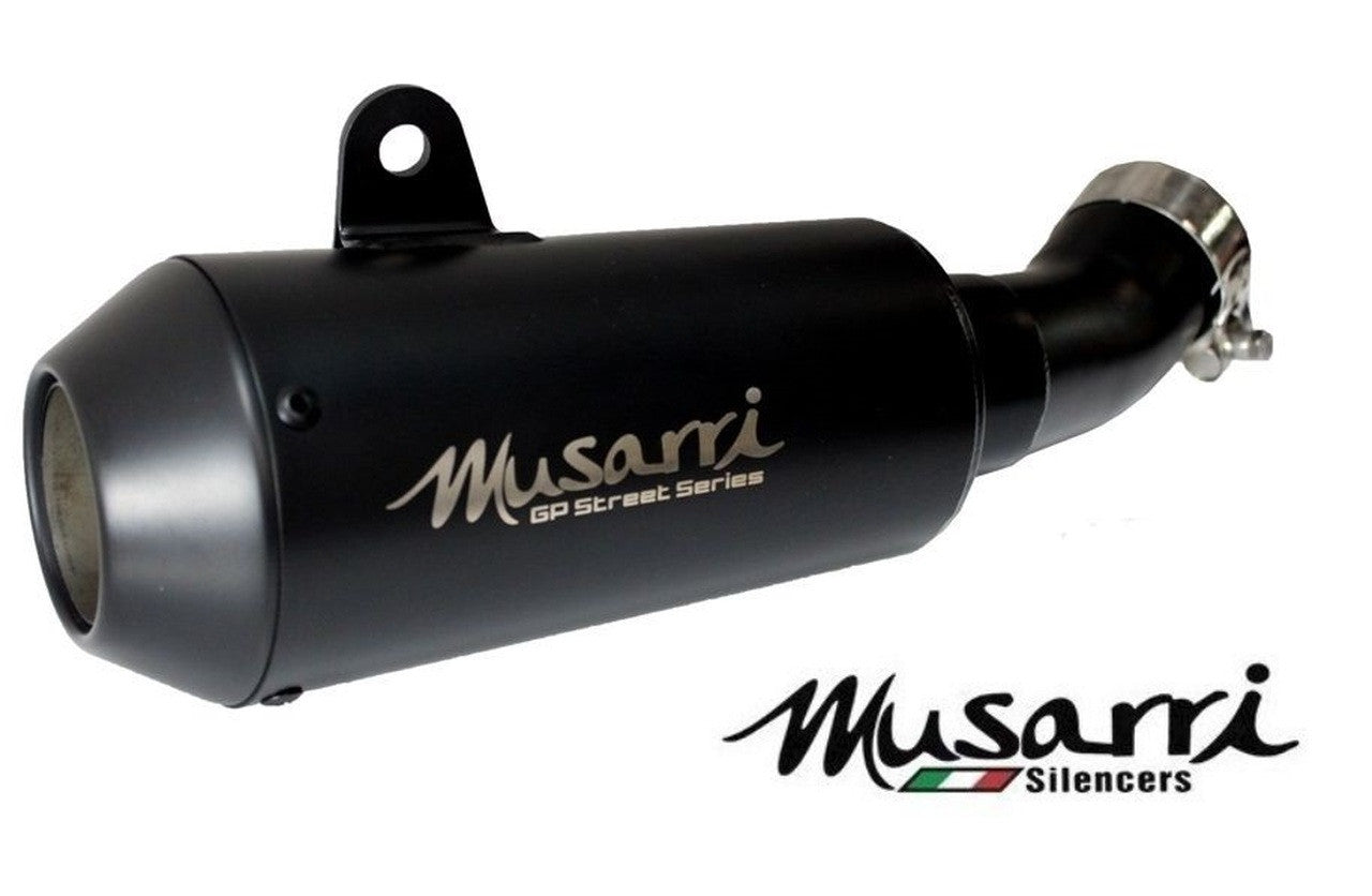 Ducati Monster 659 ABS 2017-2022- Musarri Street Series GP Slip-on Exhaust - Bikerr