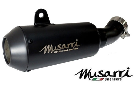 Ducati Monster 659 ABS 2017-2022- Musarri Street Series GP Slip-on Exhaust - Bikerr