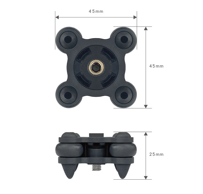 3 Axis Shock Absorber (Vibration Dampener) - Bikerr