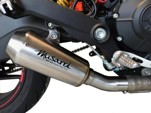 Ducati Monster 797 ABS 2017-2022 - Musarri Street Series GP Slip-on Exhaust - Bikerr