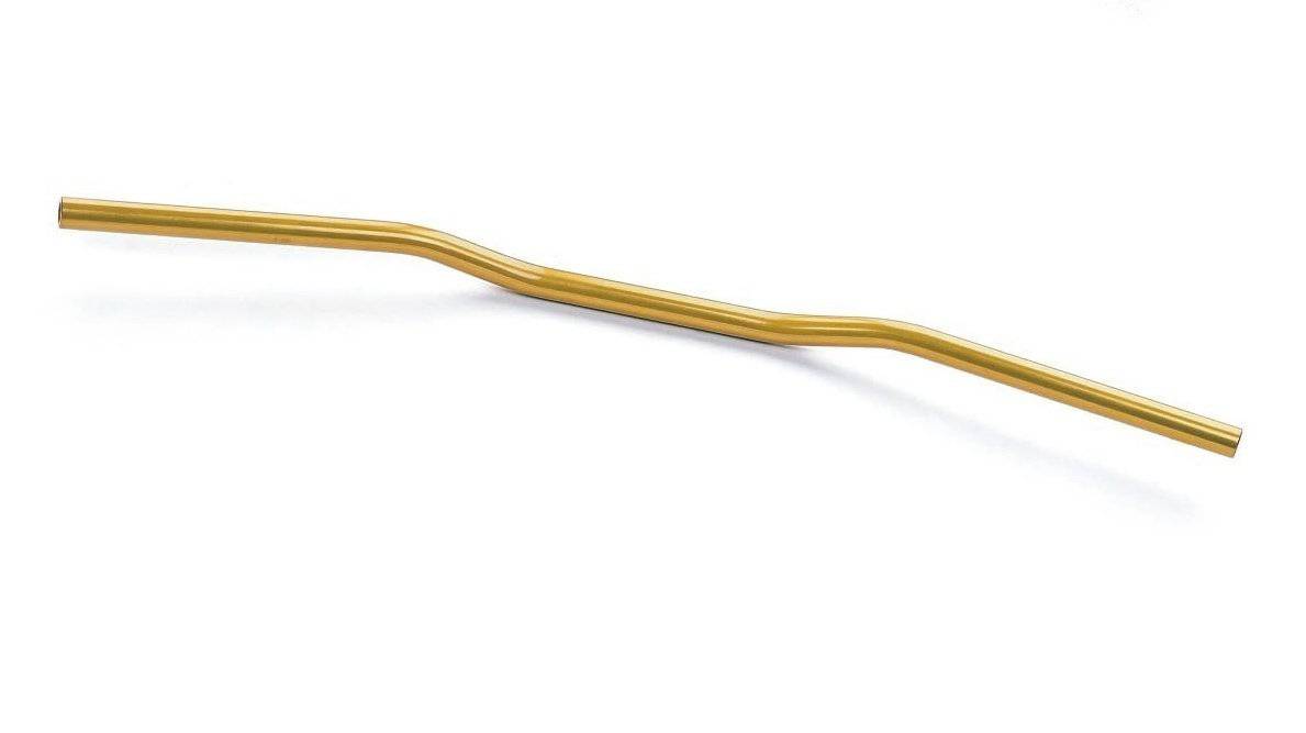 22.2mm Steel Clubman Handlebars (Colour: Black) - Bikerr