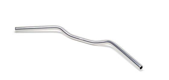 22.2mm Steel Clubman Handlebars (Colour: Black) - Bikerr