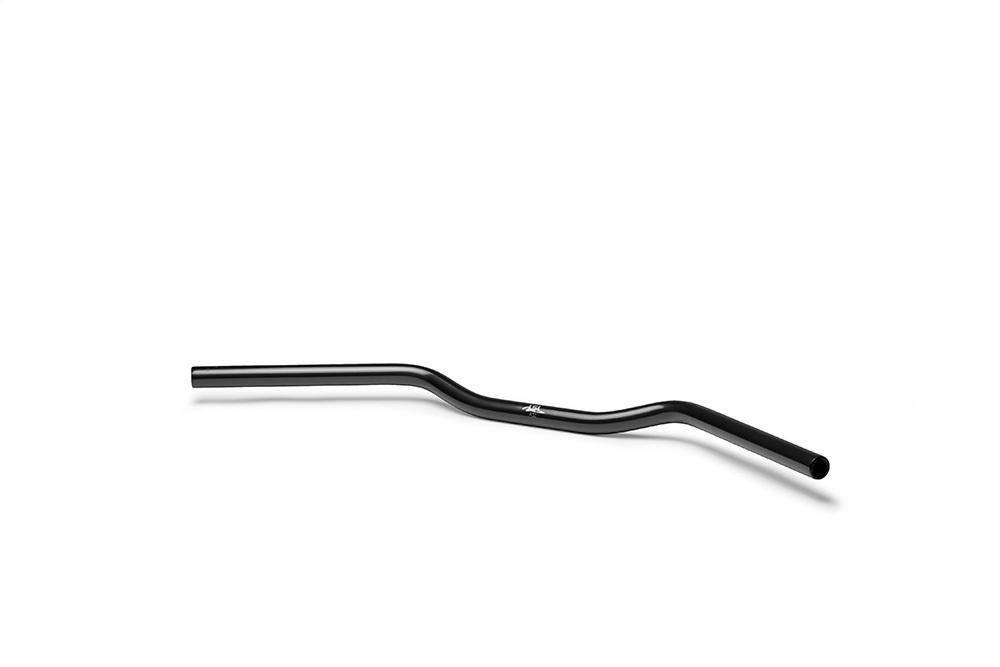 22.2mm Steel Clubman Handlebars (Colour: Black) - Bikerr