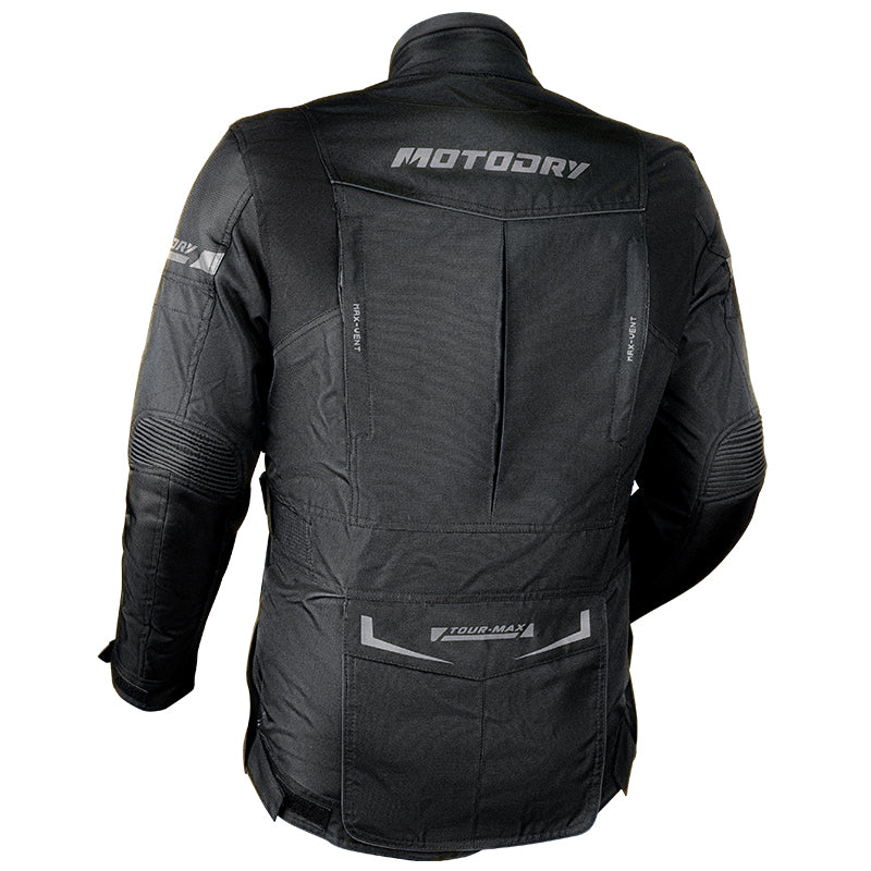 Tour Max Jacket Black/Grey - Bikerr