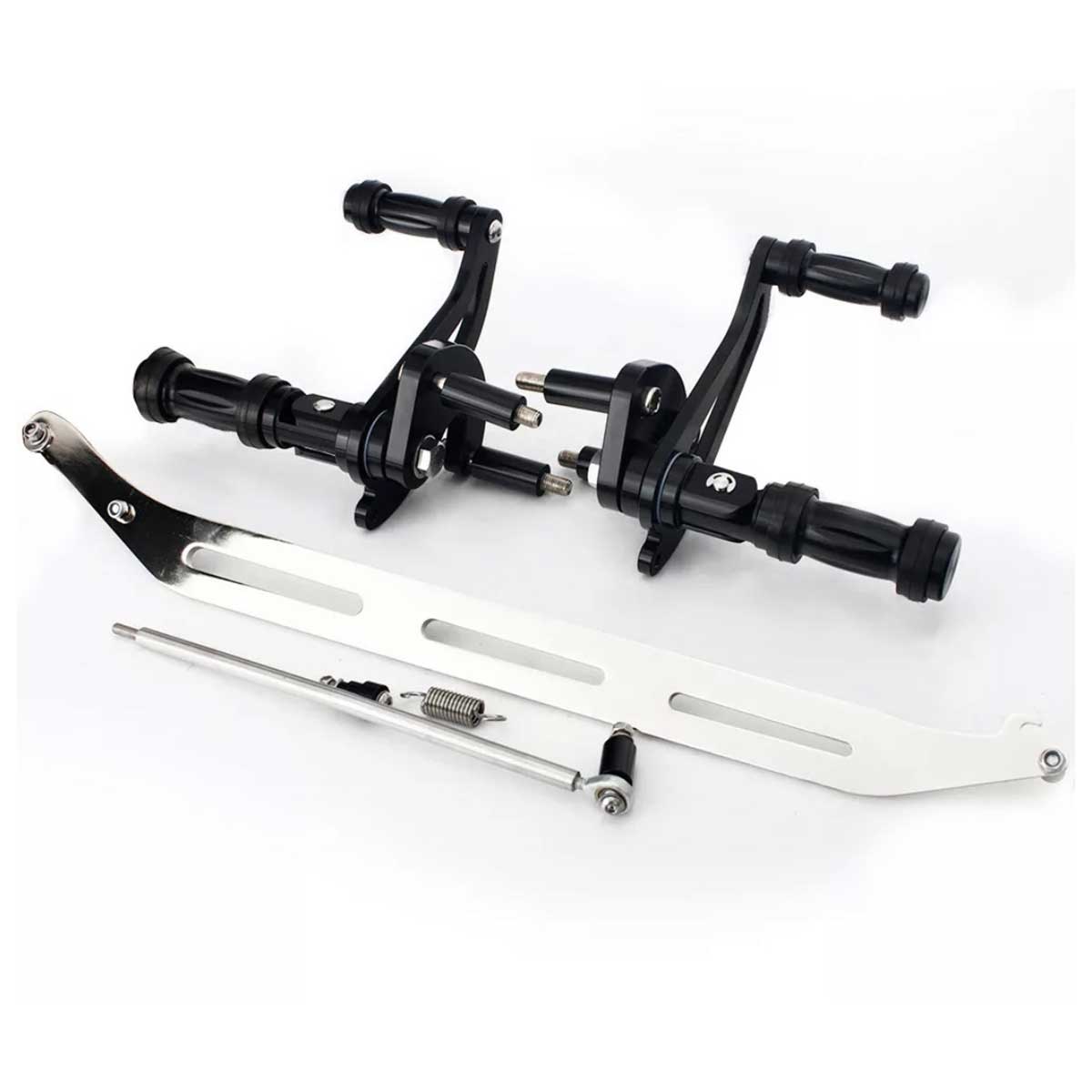 XVS 650 Classic/Custom 4" Billet Forward Control Extension Kit - Chrome - Bikerr