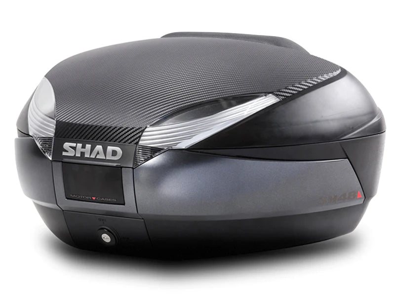 Sh48 Top Case Blk/Carbon 48 L Bonus Back Rest/Carbon Panel