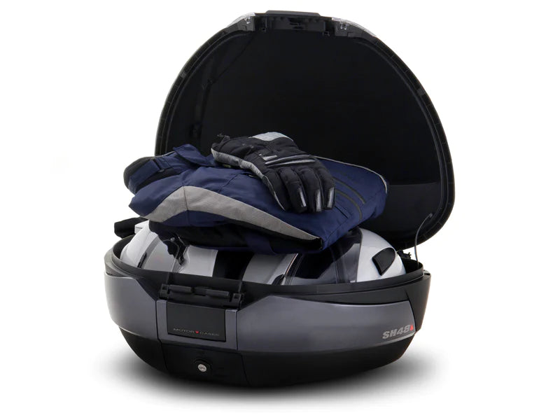 Sh48 Top Case Blk/Carbon 48 L Bonus Back Rest/Carbon Panel