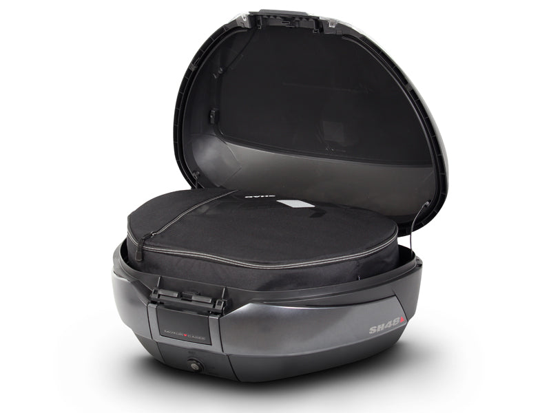 Sh48 Top Case Blk/Carbon 48 L Bonus Back Rest/Carbon Panel